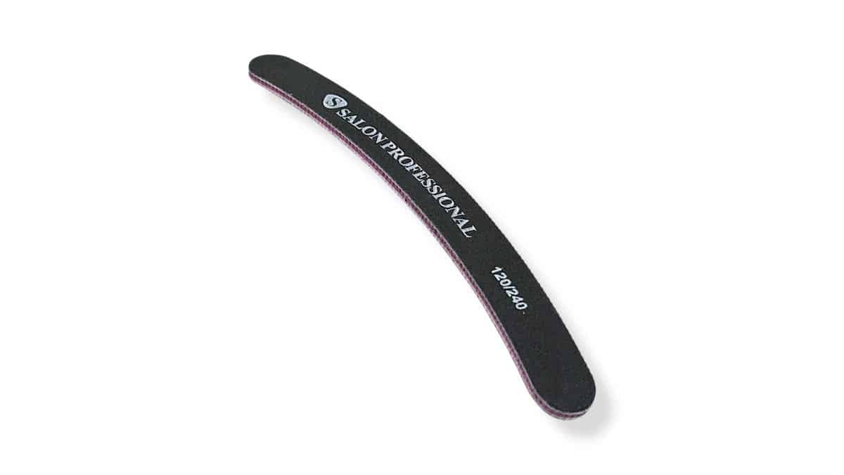 Λίμα Νυχιών Μπανάνα Διπλής Όψης 120/240 Grit 18 cm