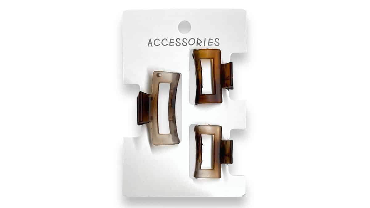 Κλάμερ Μαλλιών Bia-Bo Καρτέλα 3Τμχ. 3 cm-4 cm