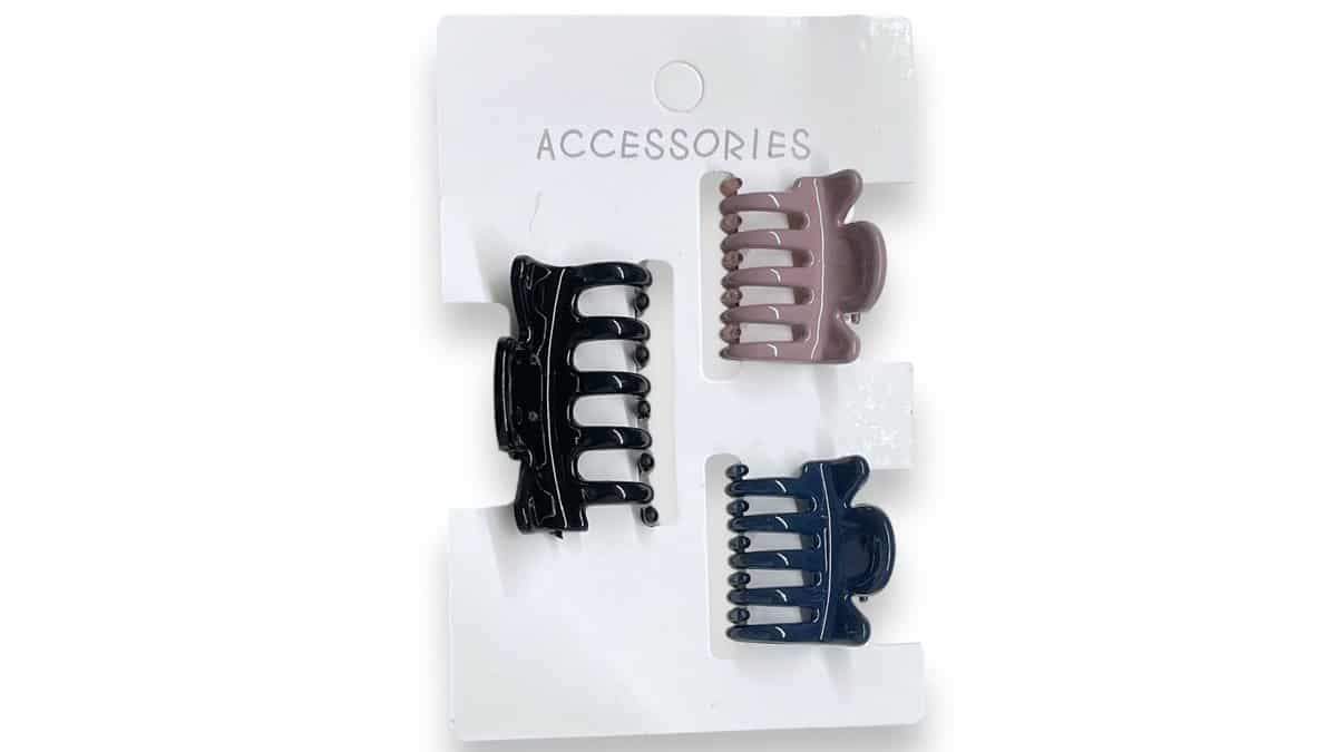 Κλάμερ Μαλλιών Bia-Bo Καρτέλα 3Τμχ. 3 cm-4 cm