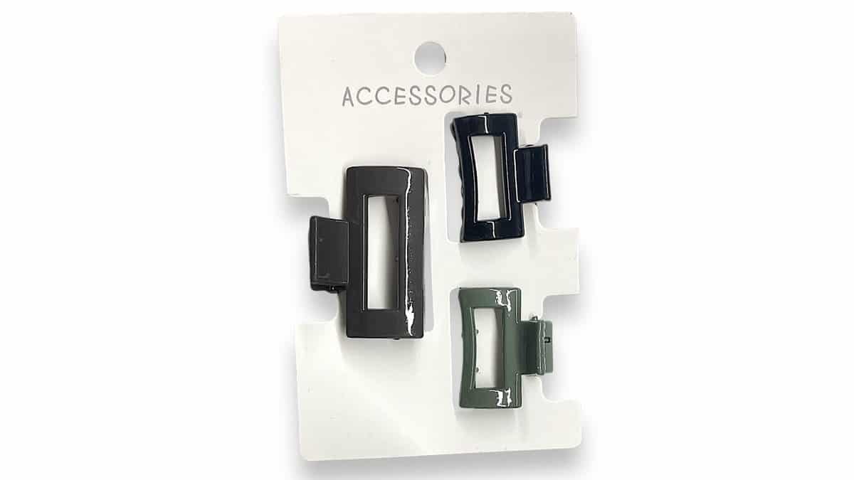 Κλάμερ Μαλλιών Bia-Bo Καρτέλα 3Τμχ. 3 cm-4 cm