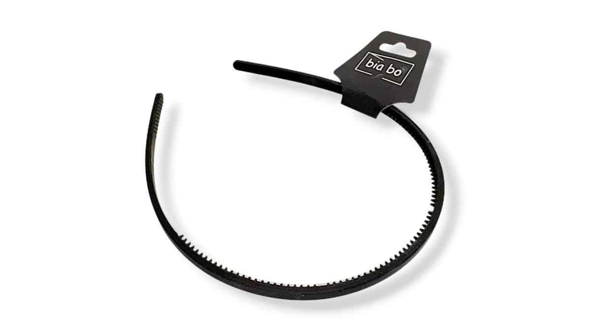Στέκα Μαλλίων Bia-Bo St-41 Πάχους 0,5 cm Μαύρη
