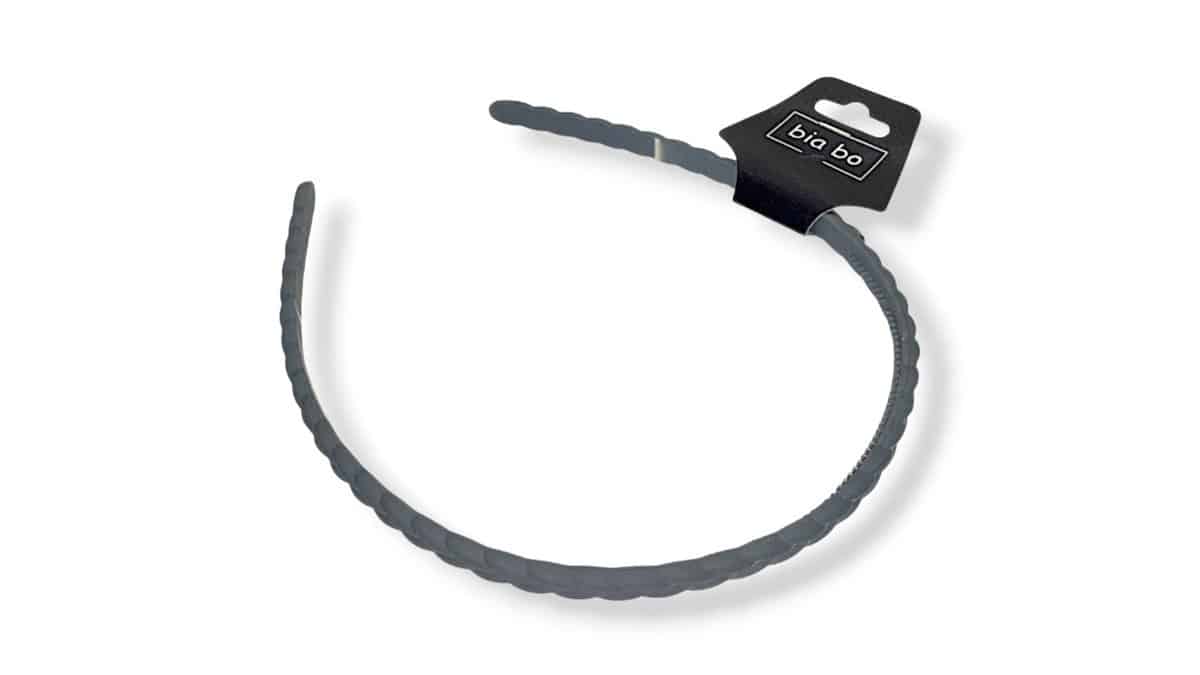 Στέκα Μαλλίων Bia-Bo Xl-81 Πάχους 0,8 cm Γκρι