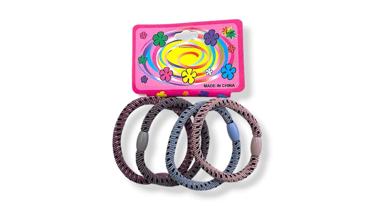 Λαστιχάκια Μαλλιών La041 (4Τμχ.)