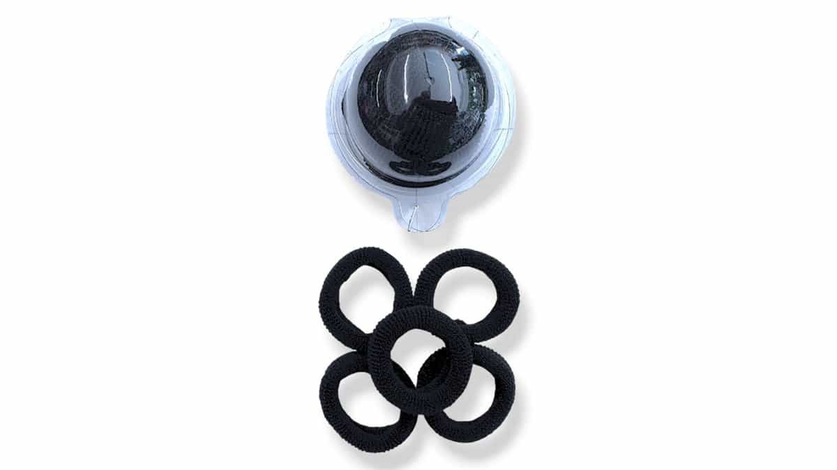 Λαστιχάκια Μαλλιών Small (5Τμχ.) Μαύρο