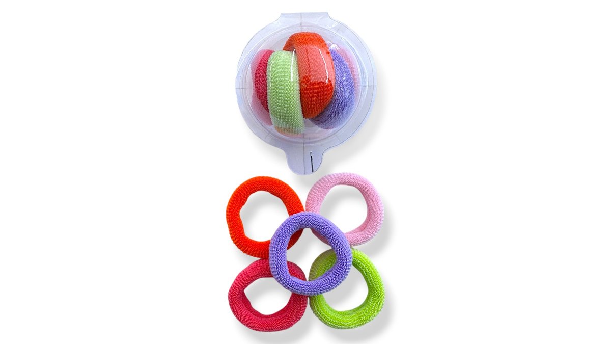 Λαστιχάκια Μαλλιών Small (5Τμχ.) Χρωματιστό