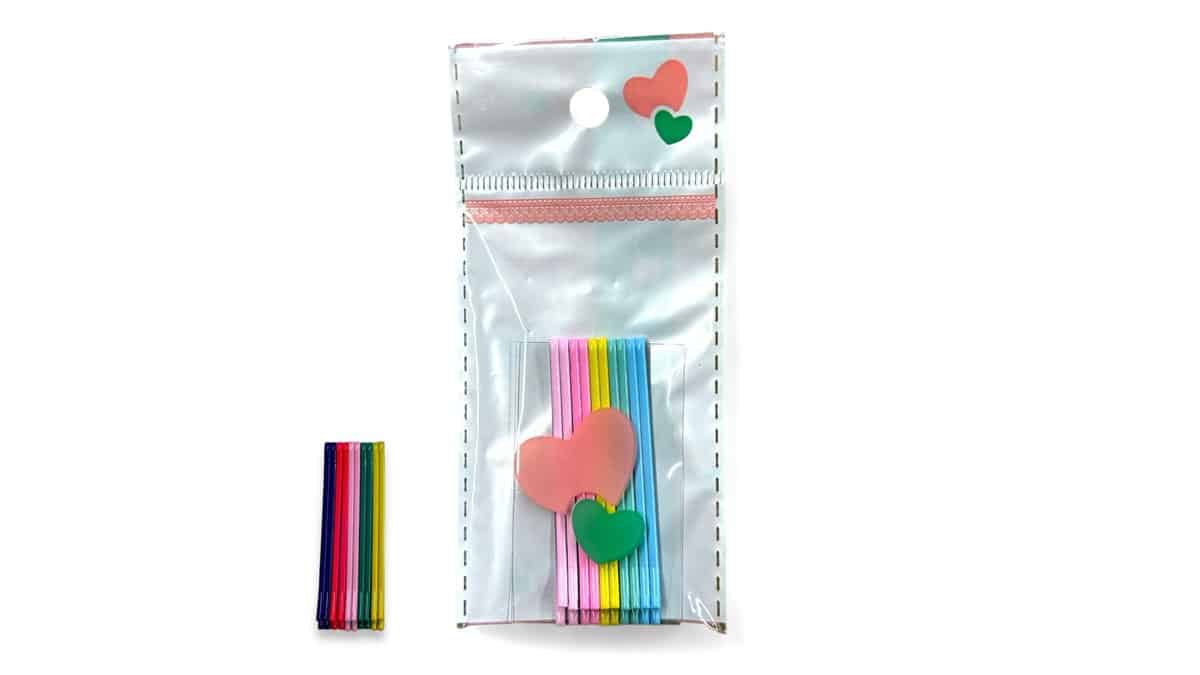 Τσιμπιδάκια Μαλλιών Σετ Χρωματιστό 6 cm (10Τμχ.)