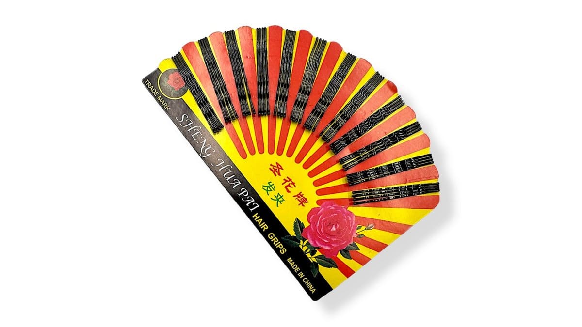 Τσιμπιδάκια Μαλλιών Σετ Μαύρο 6 cm (48Τμχ.)