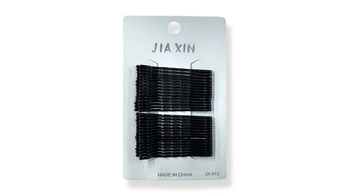 Τσιμπιδάκια Μαλλιών Σετ Μαύρο 5 cm (30Τμχ.)