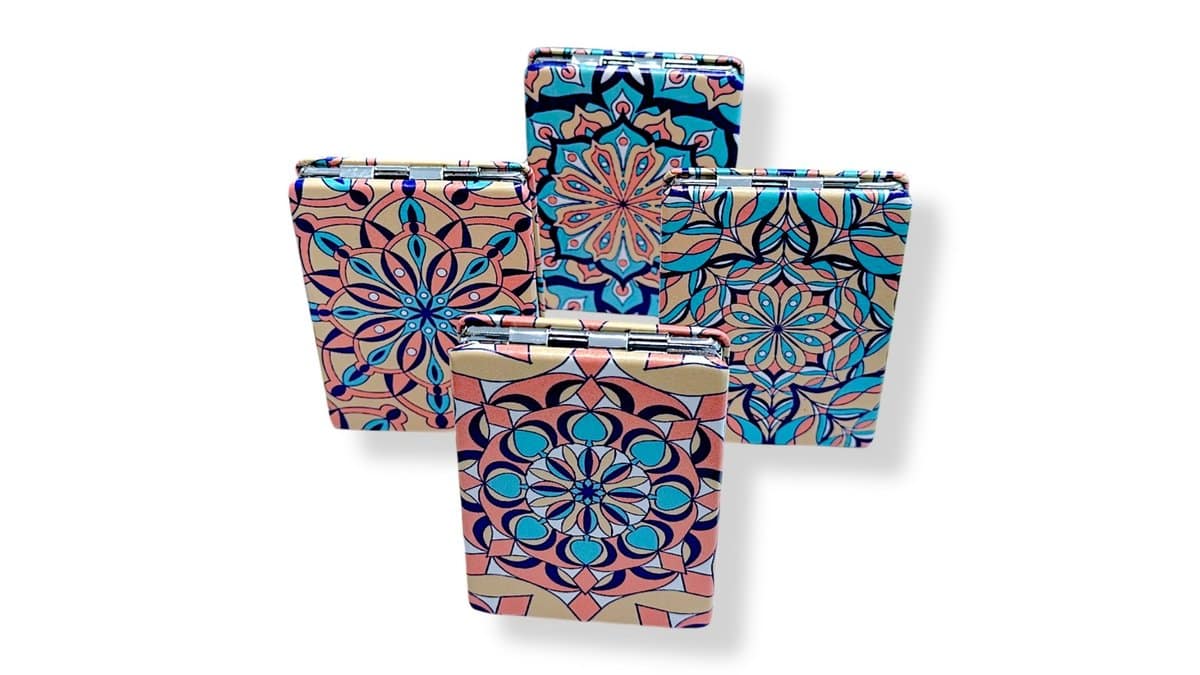 Καθρέφτης Μακιγιαζ Τσάντας Διπλής Όψης X2 Zoom Deisign