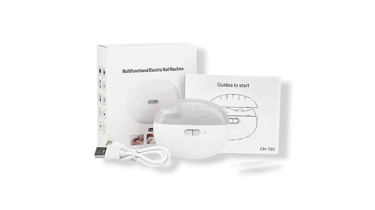 2 Σε 1 Ηλεκτρικός Νυχοκόπτης & Λίμα Μανικιούρ - Image 3