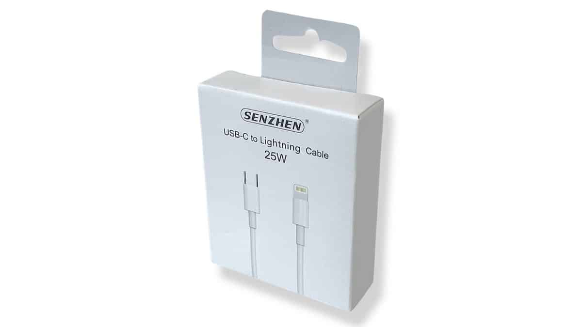 SENZHEN Καλώδιο Φόρτισης 1.2m USB-C to Lightning Λευκό