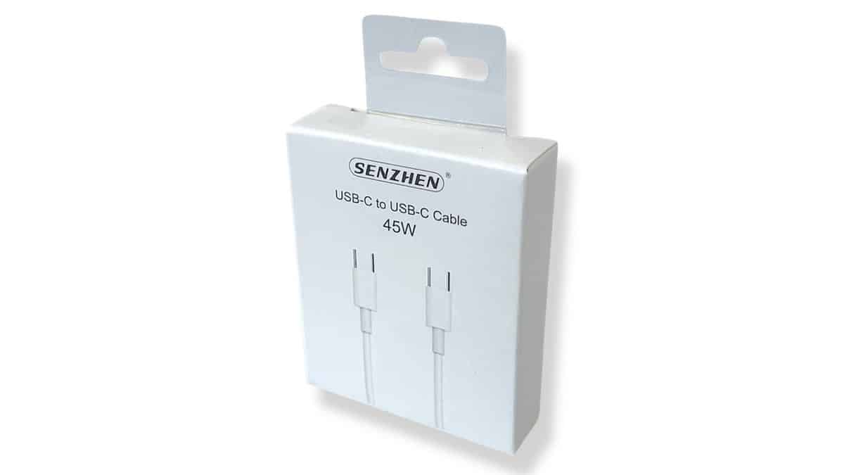 SENZHEN Καλώδιο Φόρτισης 1.2m USB-C to USB-C Λευκό