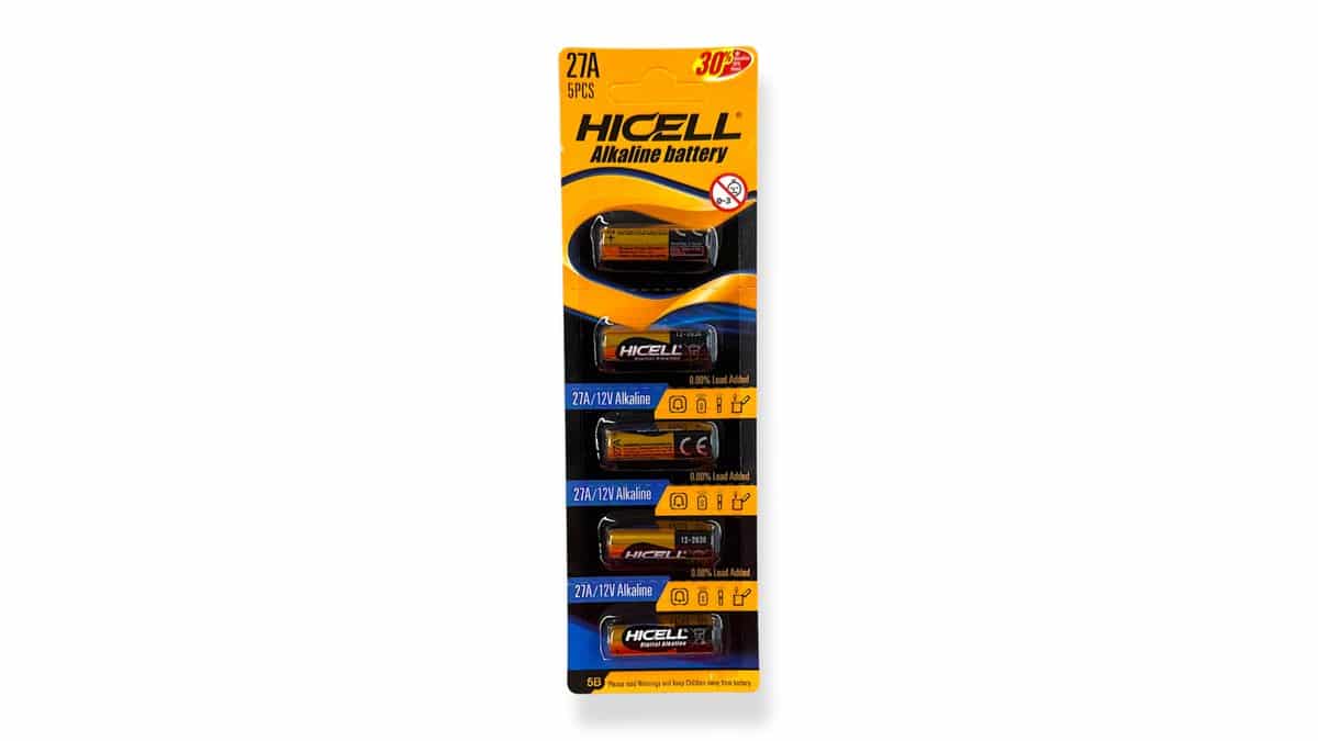 HICELL Αλκαλική Μπαταρία 27A 12Volt 1τμχ.