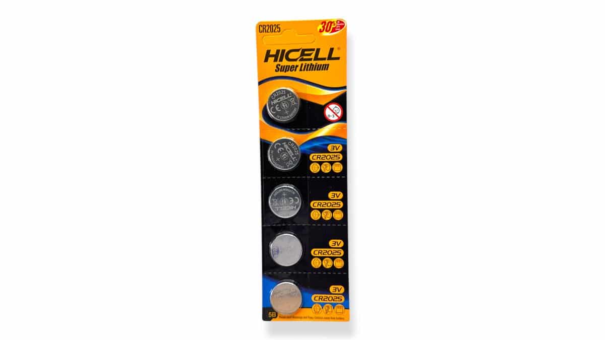 HICELL Μπαταρία Λιθίου CR2025 3Volt 1τμχ.