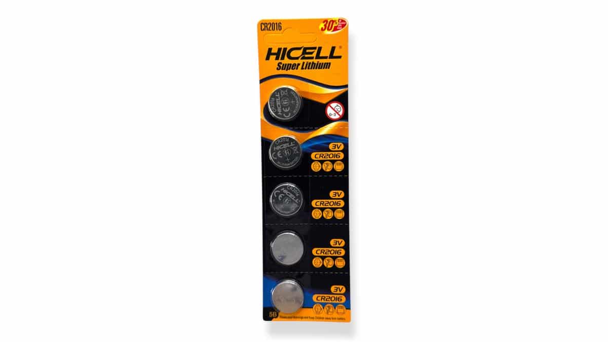 HICELL Μπαταρία Λιθίου CR2016 3Volt 1τμχ.