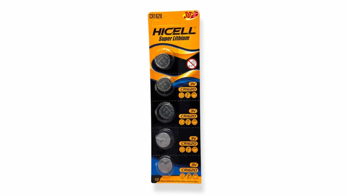 HICELL Μπαταρία Λιθίου CR1620 3Volt 1τμχ.