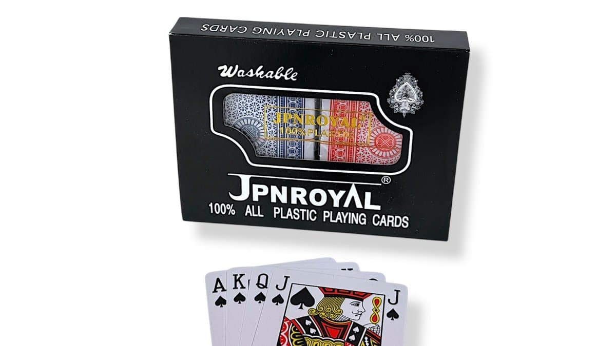 Τράπουλα JPN ROYAL 100% πλαστική Σέτ 2 τεμαχίων