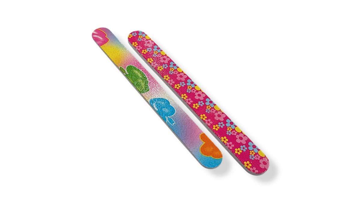 Λίμα Νυχιών Ακρυλική Διπλής Όψης 120/120 Grit 17 cm (2Τμχ.)