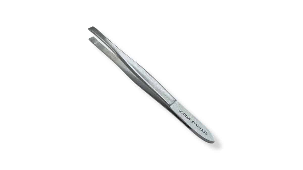 Τσιμπιδάκι Φρυδιών German Stainless Λοξή Μύτη 9 cm