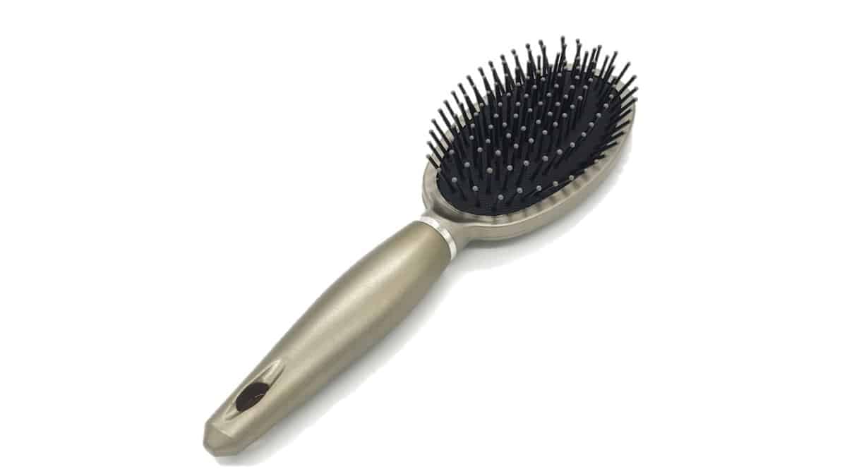 Βούρτσα Μαλλιών Οβάλ 24cm Χρυσό Ματ