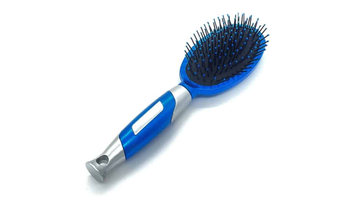 Βούρτσα Μαλλιών Οβάλ 24cm Μπλε Ματ