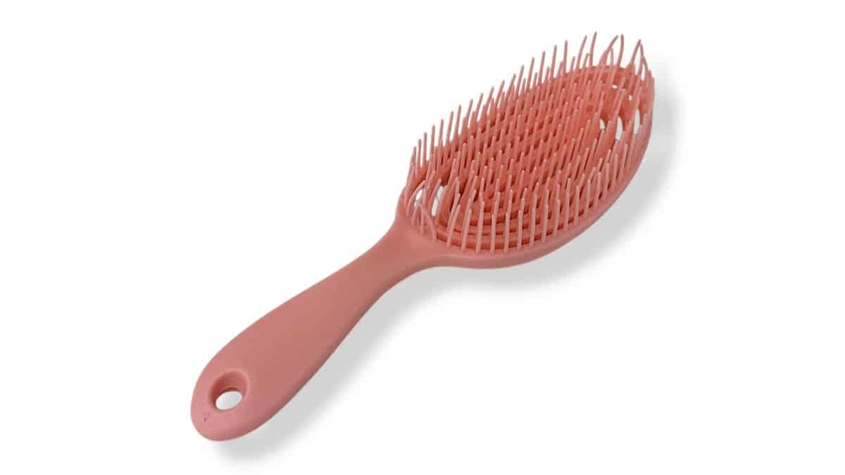 Βούρτσα Μαλλιών Εύκαμπτη Οβάλ 23cm Ροζ