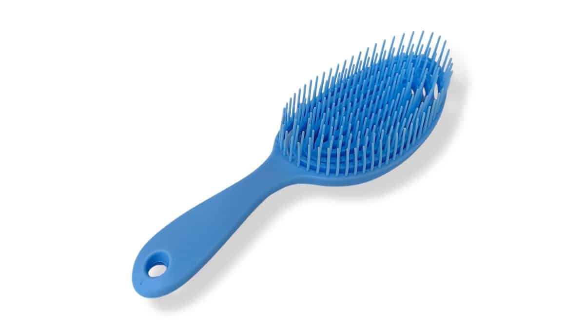 Βούρτσα Μαλλιών Εύκαμπτη Οβάλ 23cm Μπλέ