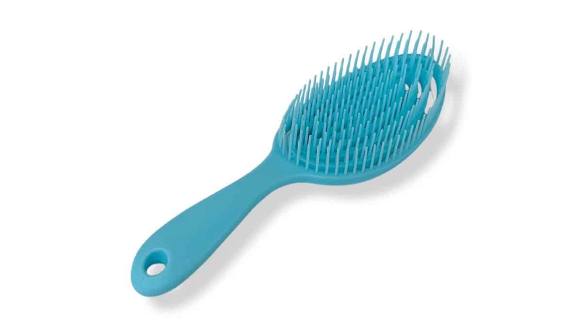 Βούρτσα Μαλλιών Εύκαμπτη Οβάλ 23cm Τιρκουάζ